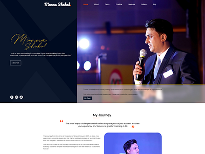 Munna Shukul design html5 personal portfolio sass web