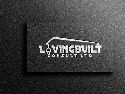 LIVINGBUILT CONSULT LTD LOGO branding business card design design flyers design logo design