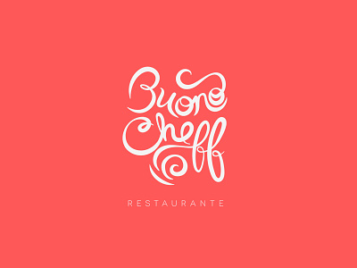 Buono Cheff buono cheff gilnei silva logo logomarca logotipo restaurante tipografia typography
