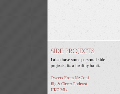 Side Projects lines projects side texture