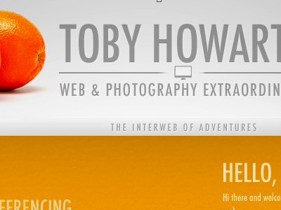 Toby Howart orange