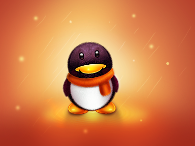 Penguin icon penguin qq
