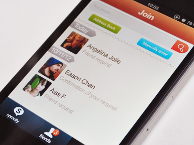 A social application app ios iphone