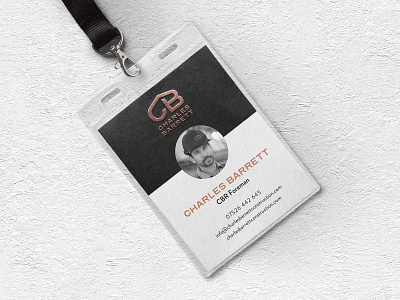 Legacy Design Agency: Roofing Company Branded Lanyard.
