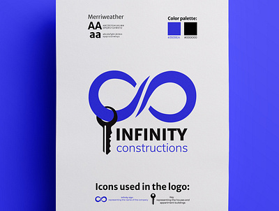 Construction Company Logo Design branding design flat icon illustration illustrator logo minimal photoshop typography