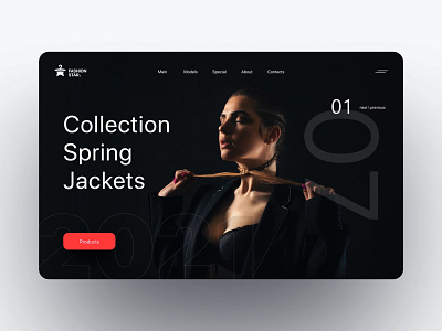 Fashions website concept