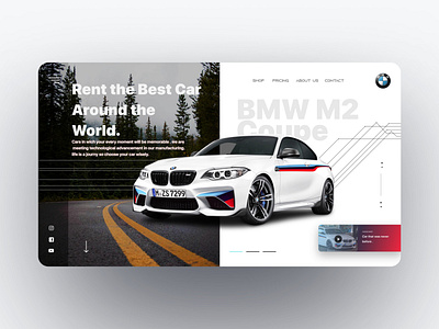 bmw website concept