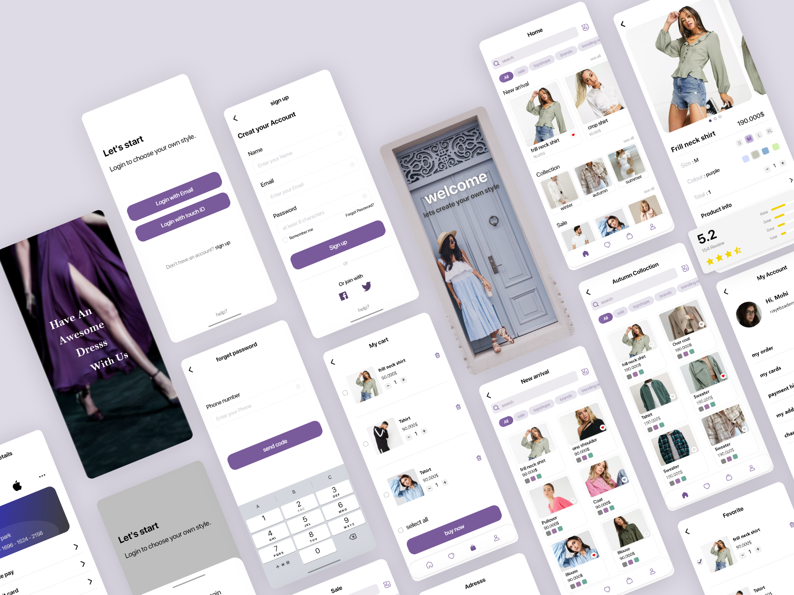 Online Shop App by Mohadese Nayeb on Dribbble