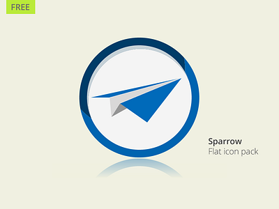 [FREE] Sparrow Flat Icon