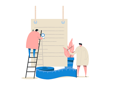 Checkin' Conformity beige blue brush illustration illustrator pink texture vector
