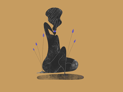 Sapphire, Ashes & Gold 2/3 art character design digital art flat illustration illustrator lille procreate vector