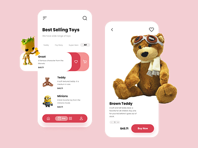 Toy Shop android app app design branding design ios app design toy shop ui uidesign ux uxdesign