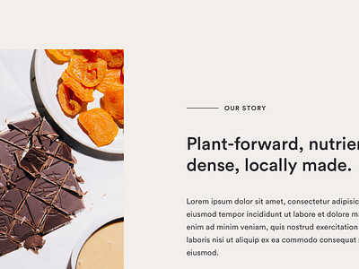 exploration design food typogaphy ui webdesign website