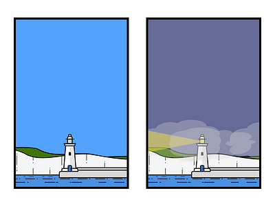Lighthouse Night/Day