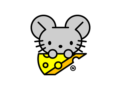 Mousey design illustration illustrator minimal vector