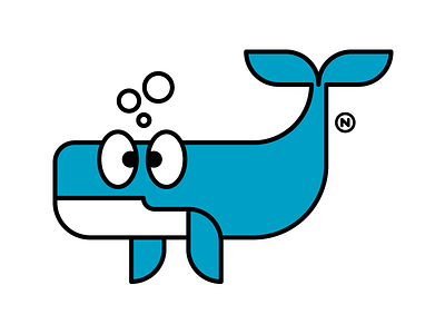 WHALE design illustration illustrator minimal vector