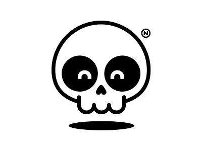 SKULL design illustration illustrator minimal vector