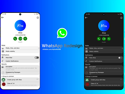 WhatsApp Redesign android app art design graphic design graphics illustration inkscape media social ui uiux vector whatsapp