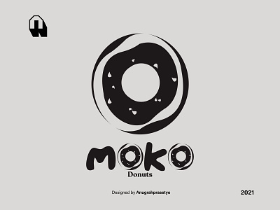 Redesign Moko Donuts Logo art branding design graphic design icon illustrator logo minimal ui ux vector