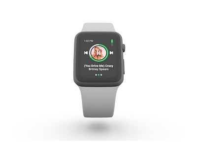 Apple Smartwatch x Spotify Redesign app apple watch dailyui design figma music app rebrand redesign spotify ui ux