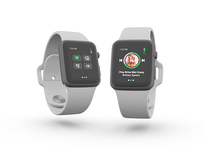 Apple Smartwatch x Spotify Redesign