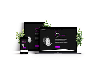 mockup portfolio website