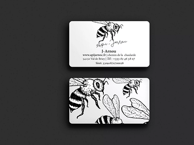 received 333517205078413 apiculteurs apiculteurs bee bussines card graphics honeybee illustration