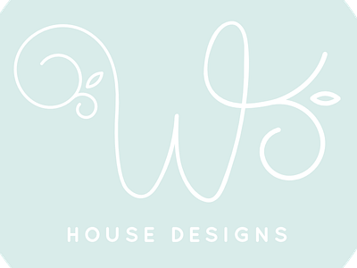 W House Designs letter logo minimalist