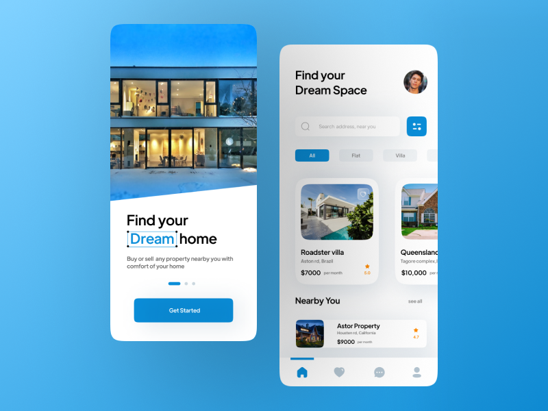 Home Finder App UI by Jatin.uiux on Dribbble