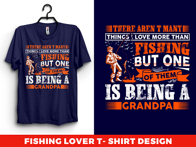 fishing lover t-shirt design