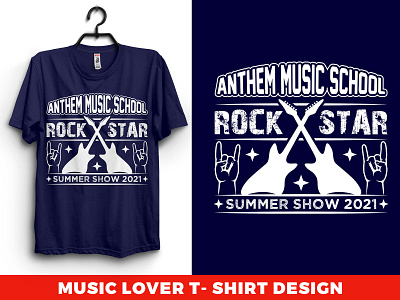 music lover t-shirt design
