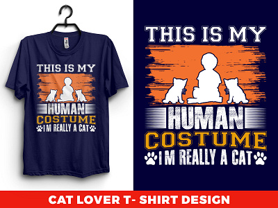 cat lover t-shirt design branding cat catdesign catlover catlovertshirt cats catsdesign cattshirt design tee tees