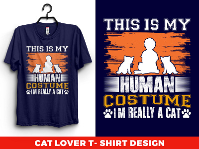 cat lover t-shirt design