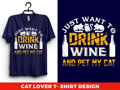 cat lover t-shirt design