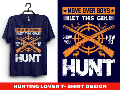 hunting lover t-shirt design