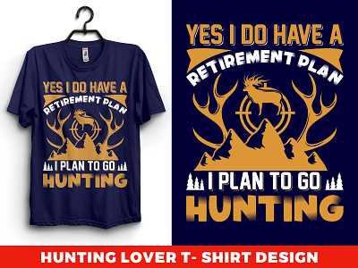 hunting lover t-shirt design