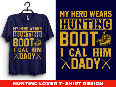 hunting lover t-shirt design
