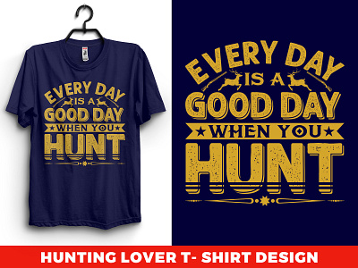 hunting lover t-shirt design