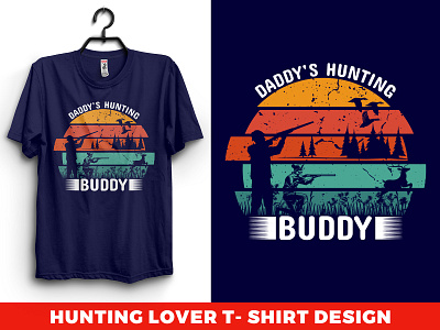 hunting lover t-shirt design