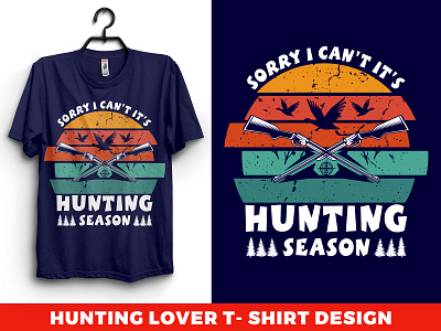 hunting lover t-shirt design