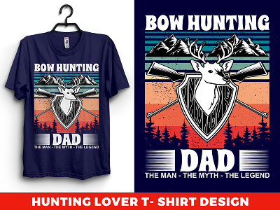 hunting lover t-shirt design