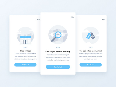 Start page for Mobile Guest App - How to start app design booking concierge hotel hotel app illustration product design ui user experience user interface ux web design