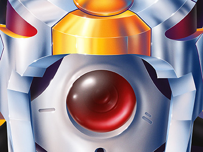 Eva 00 3d chrome evangelion gradient japanese manga realistic robot
