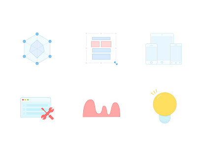 Icon analytics innovation mobile strategy technology ui ux