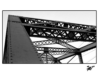 Big Steel 35mm analog black and white film film photography monochrome photography print