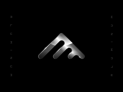 Aluminum logo 3d 3d logo a chrome icon letter logo logo illustration metal symbol
