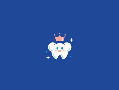 Dentist logo branding cute dentist geometric icon illustration logo minimal smile symbol