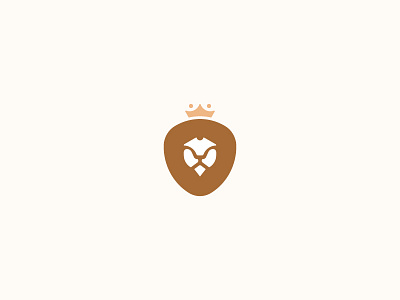 Lion logo animal chocolate crown geometric icon illustration lion lion king logo mark symbol zoo