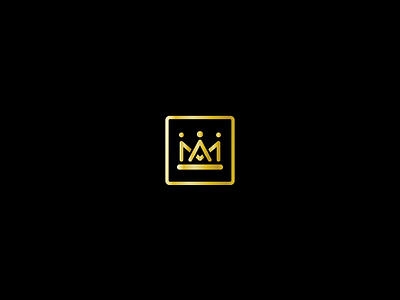 MA crown monogram letter logo ma monograme