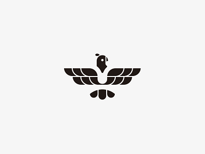 Aguila mexicana - eagle Mexican air bird eagle geometric icon illustration logo mark mexico symbol